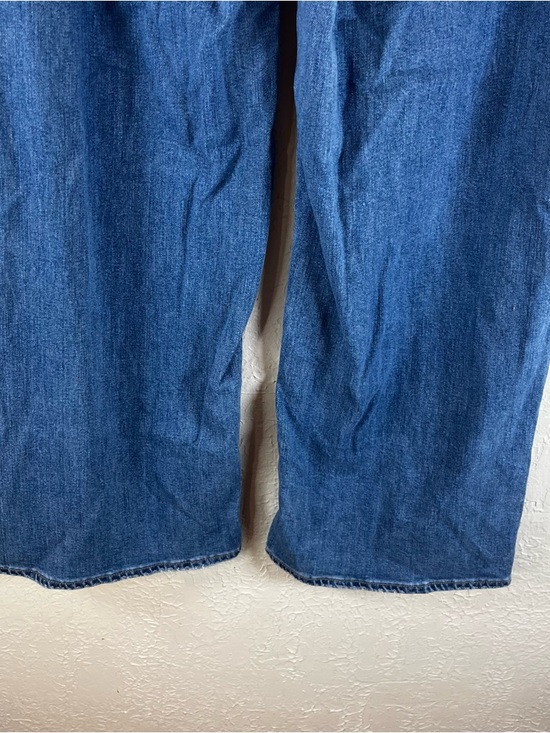 American Eagle Dreamy Drape Stretch Super High-Waisted Baggy Wide-Leg Jeans - Picture 12 of 15